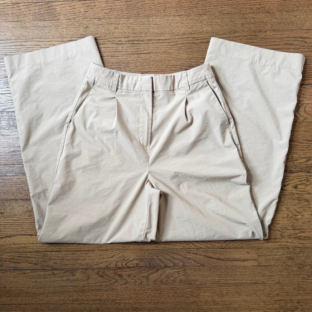 Old Navy Extra High Rise Wide Leg Khaki Chinos Size 6 Tall